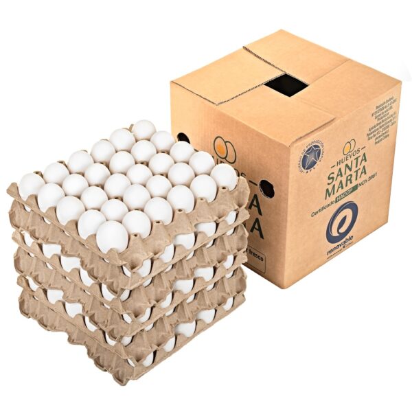 fc7a4040-b8cd-405f-825d-2c8d5d90ac1b Caja Huevos Blancos EXTRA x180 Unidades